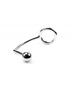 STAINLESS STEEL 55 MM COCKRING WITH 30 MM ANAL BALL