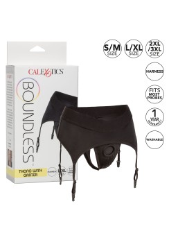 BOUNDLESS THONG WITH GARTER
