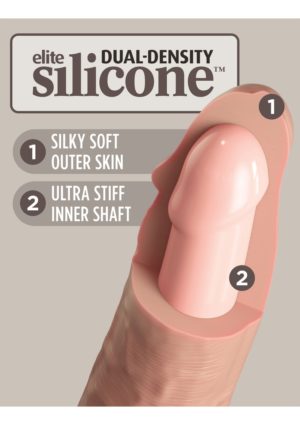 6 INCH 2DENSITY SILICONE COCK