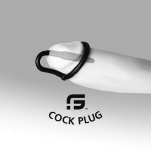 Silicone Cock Plug - Black