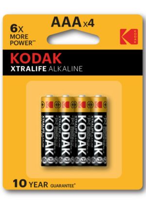Kodak Xtralife Alk AAA 1x4